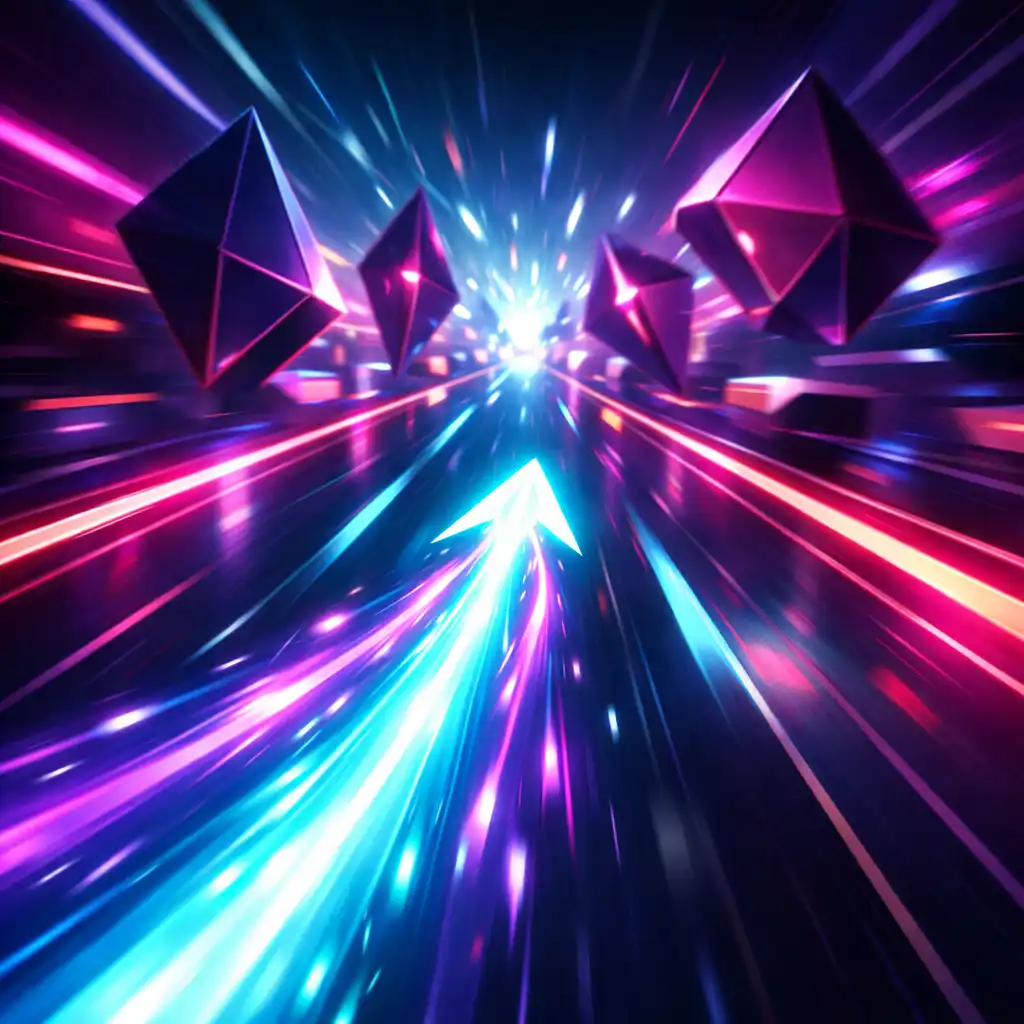 Energia nyíl indítása neon pályán